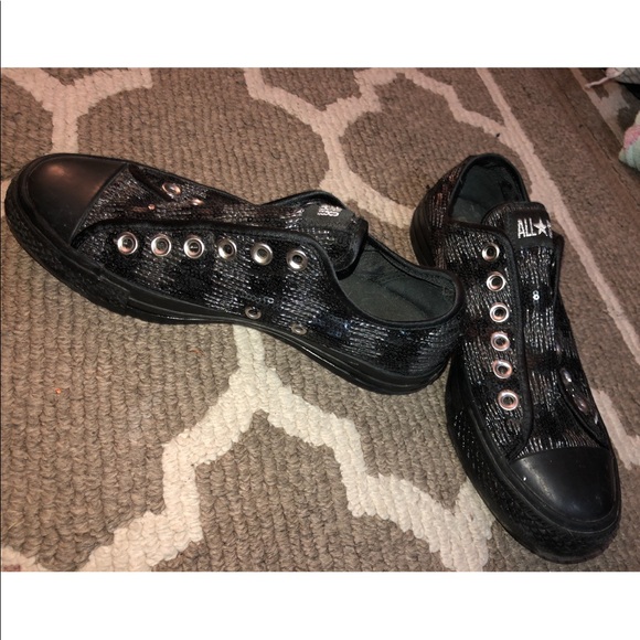 Sparkly converse sneakers - Picture 2 of 4